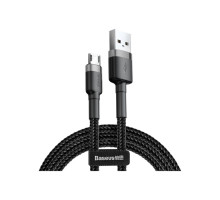 Кабель Baseus Cafule Cable USB micro-USB (1m), чёрный с серым