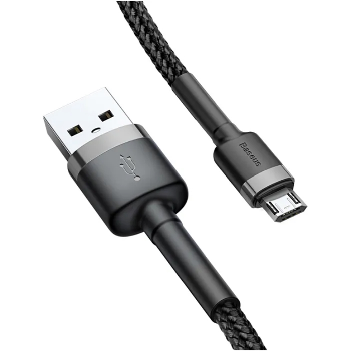 Кабель Baseus Cafule Cable USB micro-USB (1m), чёрный с серым