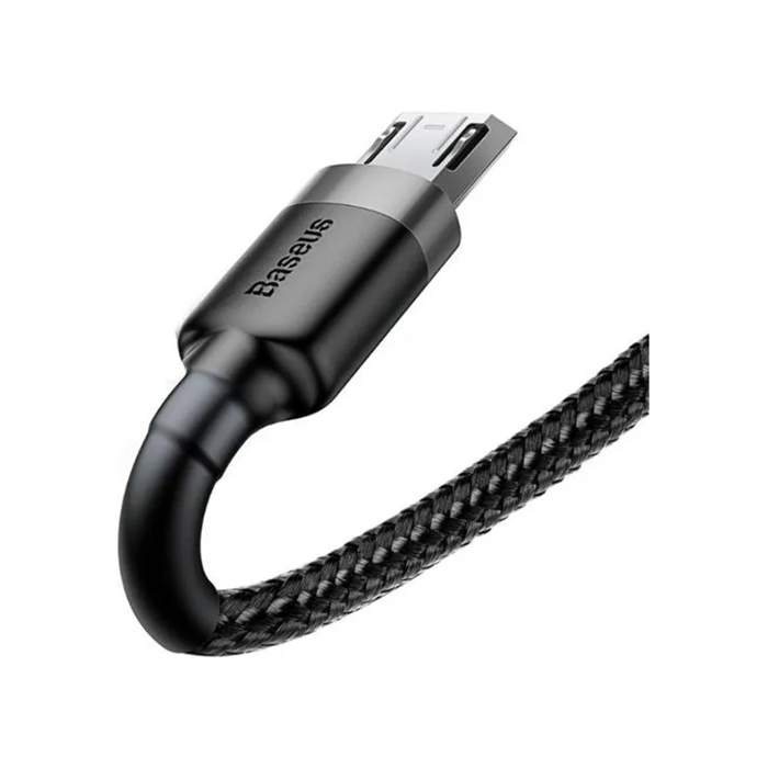 Кабель Baseus Cafule Cable USB micro-USB (1m), чёрный с серым