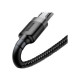 Кабель Baseus Cafule Cable USB micro-USB (1m), чёрный с серым