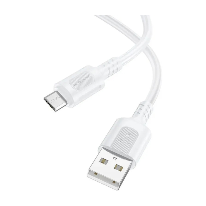 Кабель Borofone BX111 Feliz USB micro-USB (1m), белый