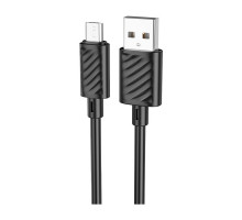 Кабель HOCO X88 Gratified USB micro-USB (1m), чёрный