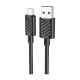 Кабель HOCO X88 Gratified USB micro-USB (1m), чёрный