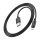Кабель HOCO X88 Gratified USB micro-USB (1m), чёрный