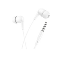 Наушники проводные HOCO M97 Enjoy 3.5mm Jack (1.2m), белые