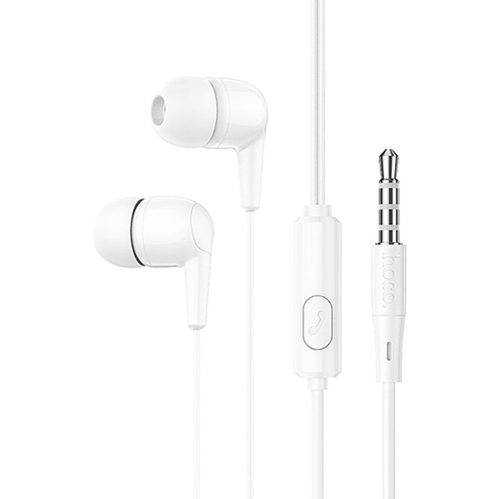 Наушники проводные HOCO M97 Enjoy 3.5mm Jack (1.2m), белые