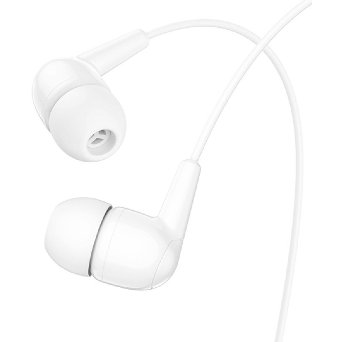 Наушники проводные HOCO M97 Enjoy 3.5mm Jack (1.2m), белые
