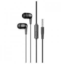 Наушники проводные HOCO M97 Enjoy 3.5mm Jack (1.2m), чёрные