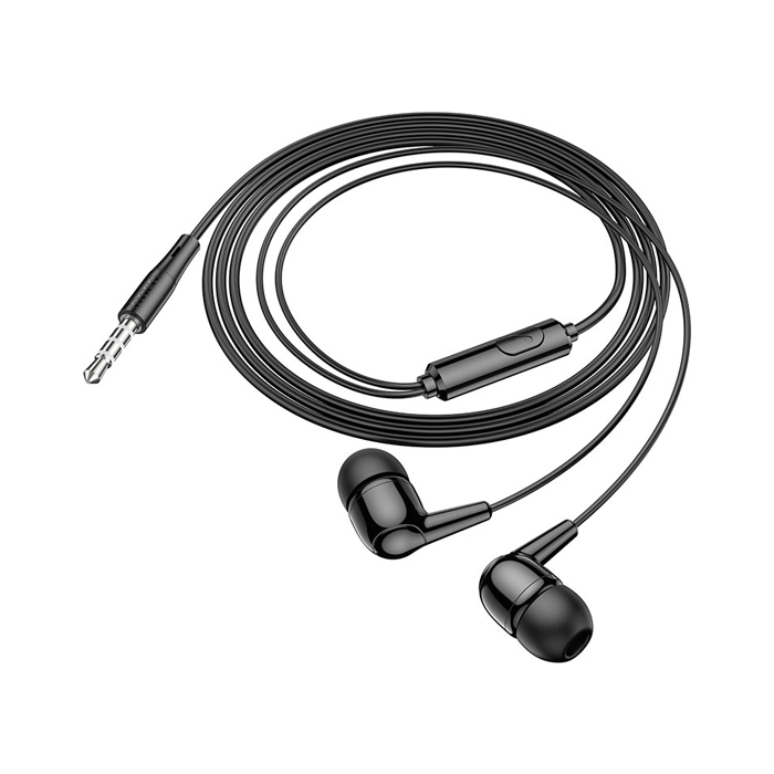 Наушники проводные HOCO M97 Enjoy 3.5mm Jack (1.2m), чёрные