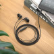 Наушники проводные HOCO M97 Enjoy 3.5mm Jack (1.2m), чёрные