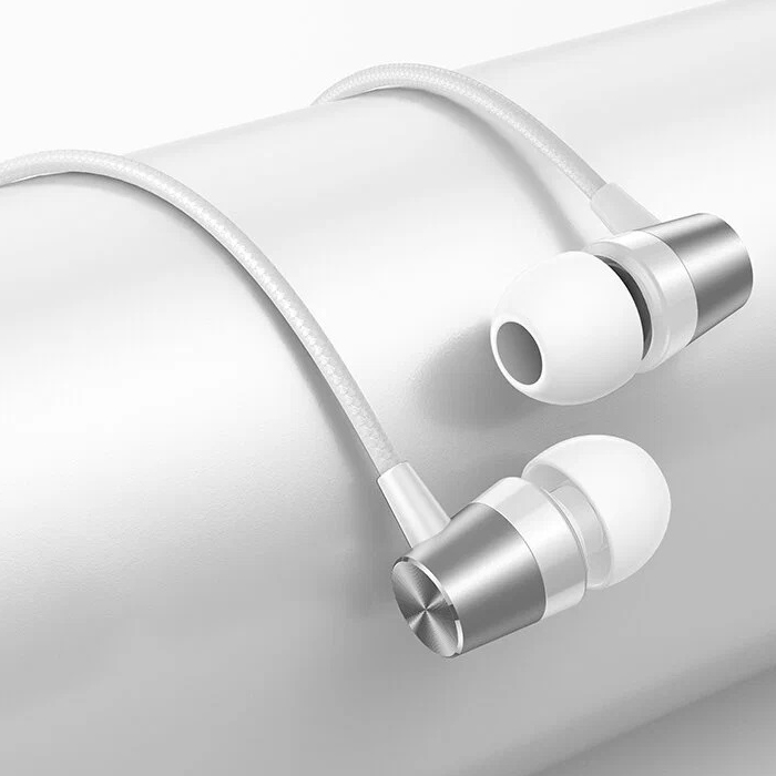 Наушники проводные USAMS US-SJ475 3.5mm Jack (1.2m), белые