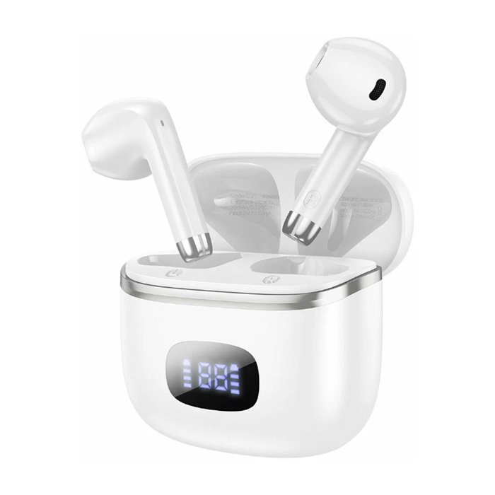 Беспроводные наушники HOCO EQ1 TWS Bluetooth 5.3, белые