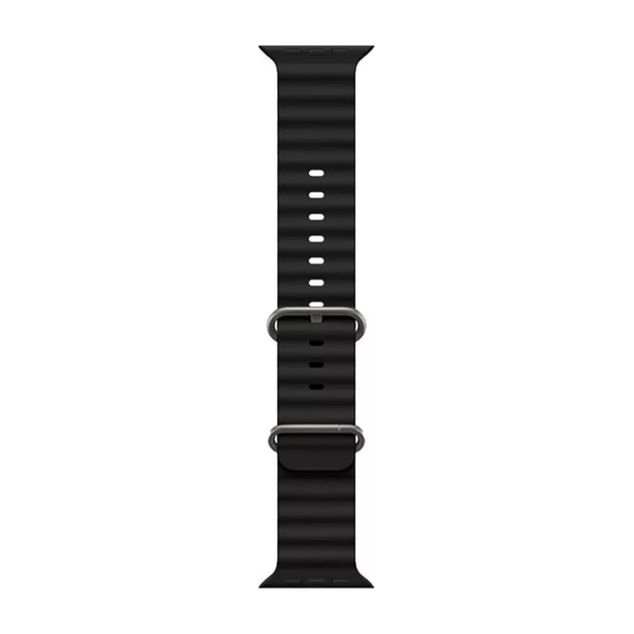 Ремешок HOCO iWatch WA12 Apple Watch 42/44/45/49mm силиконовый, чёрный