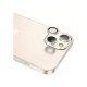Защитное стекло для камеры HOCO Eagle Eye metal lens для iPhone 13/13 mini, золотое