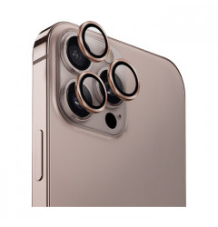 Защитное стекло на камеру Supglass Camera Lens iPhone 16 Pro/16 Pro max, розовое золото