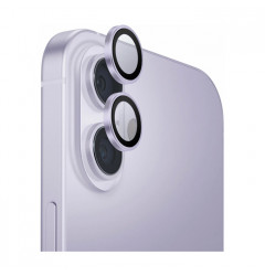 Защитное стекло для камеры SoGoo для iPhone 16/17, фиолетовые
