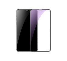 Защитное стекло Baseus Rigid-edge Anti-bluelight для iPhone XS Max/11 Pro Max, чёрное