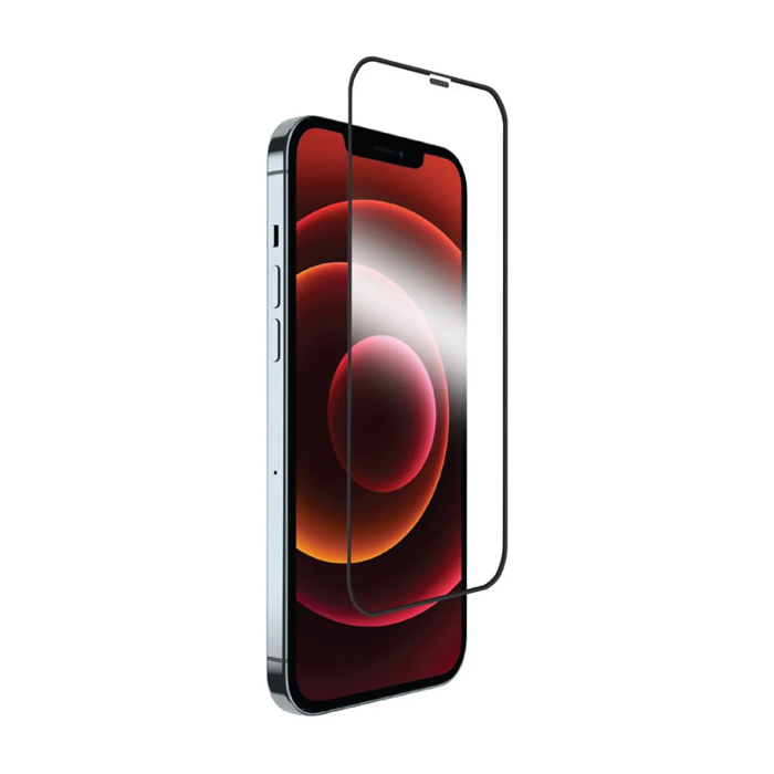Защитное стекло SwitchEasy Glass Defender для iPhone 12 Pro Max силиконовая рамка