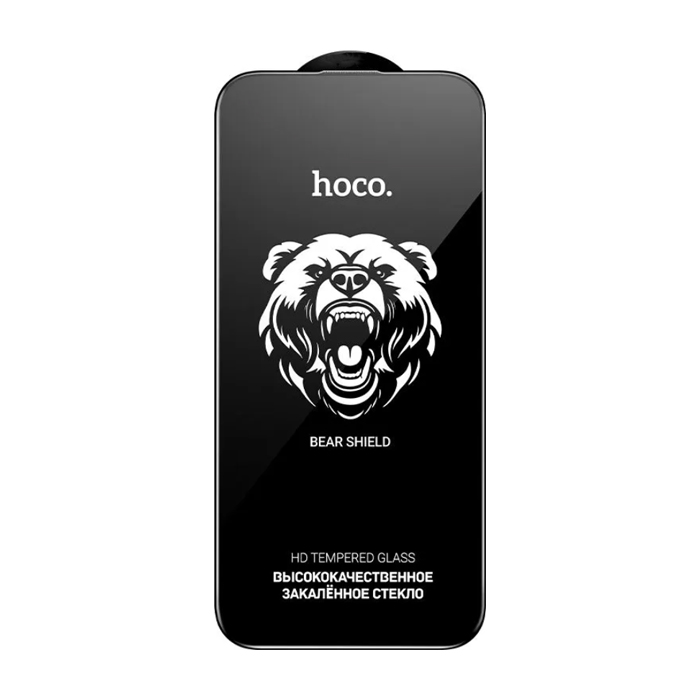 Защитное стекло HOCO A777 Bear Shield для iPhone 13/13 Pro/14/16E, глянец