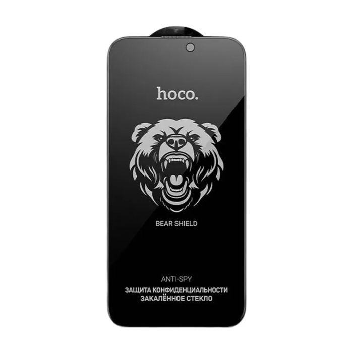 Защитное стекло HOCO A777 Plus Bear Shield для iPhone 13/13 Pro/14/16E (Антишпион)
