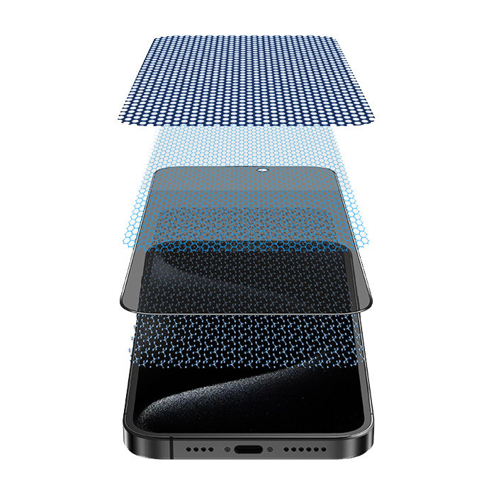 Защитное стекло Keephone Crystal Elite для iPhone 15 Pro, глянец