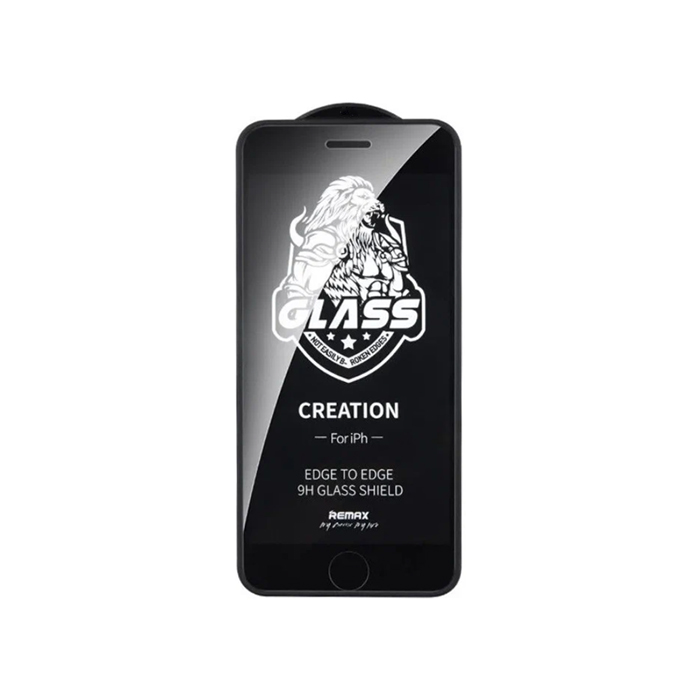 Защитное стекло Remax GL-59 Creation для iPhone SE, чёрное