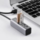USB Хаб HOCO HB1 4xUSB 2.0 на USB (80 см), cерый