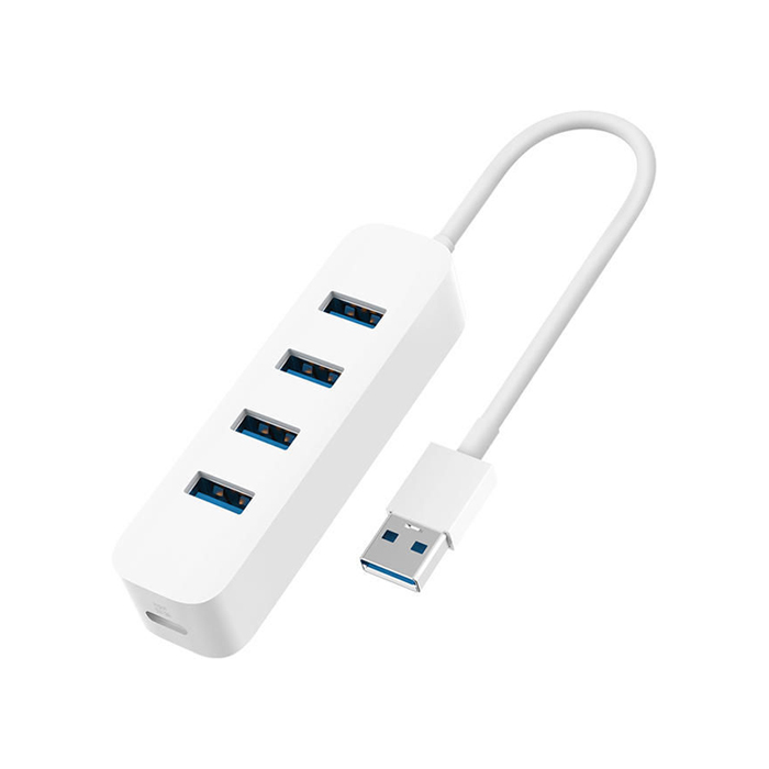 Разветвитель-хаб Xiaomi (4A1C) 4хUSB-A 3.0 + USB-C, белый