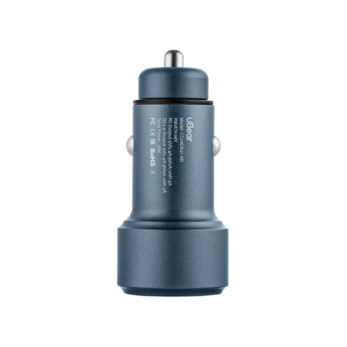 Автомобильное зарядное устройство Ubear Drive 1 Car Charger USB-C & USB-A 36W, серое