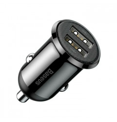 Автомобильное зарядное устройство Baseus Grain Pro 2 USB (4.8A), чёрное