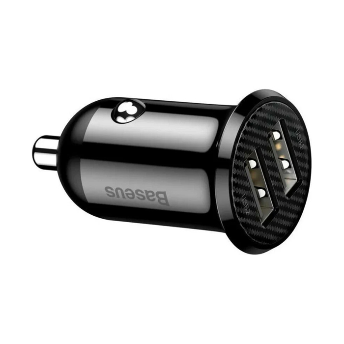 Автомобильное зарядное устройство Baseus Grain Pro 2 USB (4.8A), чёрное
