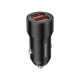 Автомобильное зарядное устройство Borofone BZ19 Metal Dual Port 2 USB-A, чёрный