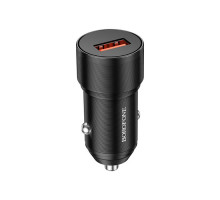 Автомобильное зарядное устройство Borofone BZ19A Single Port USB-A 18W, чёрное