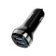 Автомобильное зарядное устройство HOCO Z40 2 USB-A 2.4A, черный