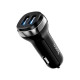 Автомобильное зарядное устройство HOCO Z40 2 USB-A 2.4A, черный