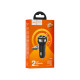 Автомобильное зарядное устройство HOCO Z40 2 USB-A 2.4A, черный