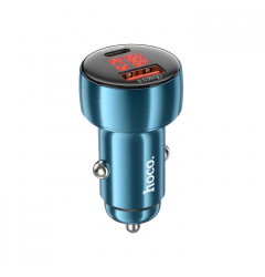 Автомобильное зарядное устройство HOCO Z50 Leader USB-A 18W - USB-C 30W QC3.0 (48W), чёрное