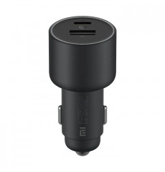 Автомобильное зарядное устройство Xiaomi CC07ZM USB-C/USB-A (100W) + кабель USB-C - USB-C, чёрное