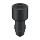 Автомобильное зарядное устройство Xiaomi CC07ZM USB-C/USB-A (100W) + кабель USB-C - USB-C, чёрное