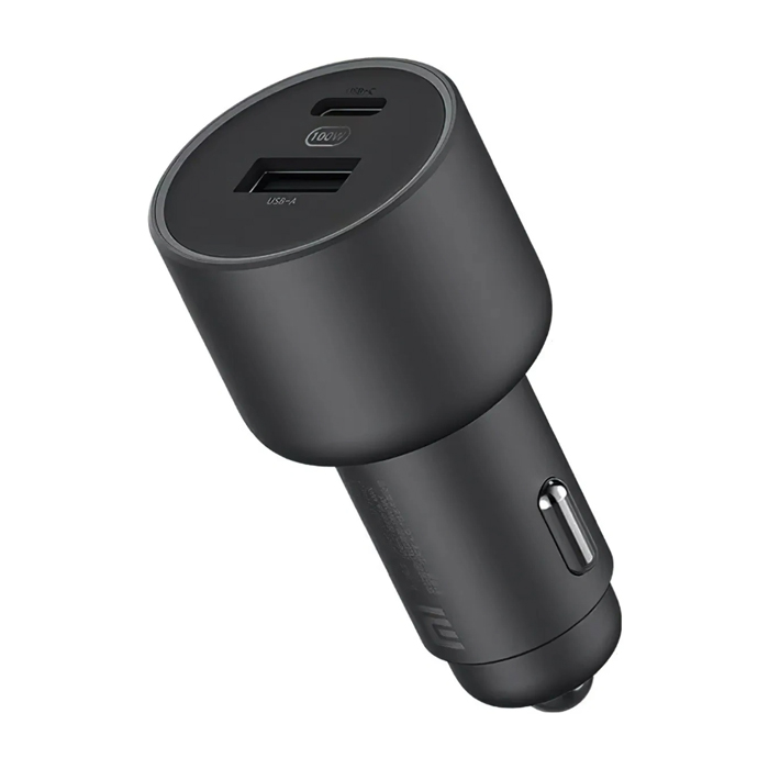 Автомобильное зарядное устройство Xiaomi CC07ZM USB-C/USB-A (100W) + кабель USB-C - USB-C, чёрное