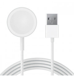Беспроводное зарядное устройство Deppa Apple Watch Charger (Type-C), белое