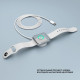 Беспроводное зарядное устройство Deppa Apple Watch Charger (Type-C), белое