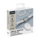 Беспроводное зарядное устройство Deppa Apple Watch Charger (Type-C), белое