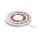 Беспроводное зарядное устройство Deppa Magsafe Crystal 15W (Type-C), белое