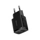 Сетевое зарядное устройство Baseus Compact Charger 2USB 10.5W, чёрное