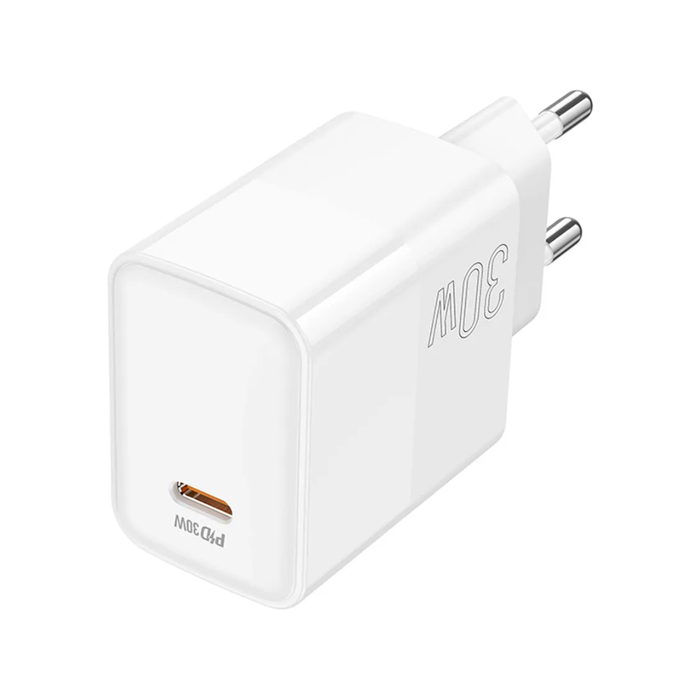 Сетевое зарядное устройство Borofone BA77A USB-C PD 30W, белое