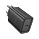 Сетевое зарядное устройство Borofone BA86A USB-C PD 45W, чёрное