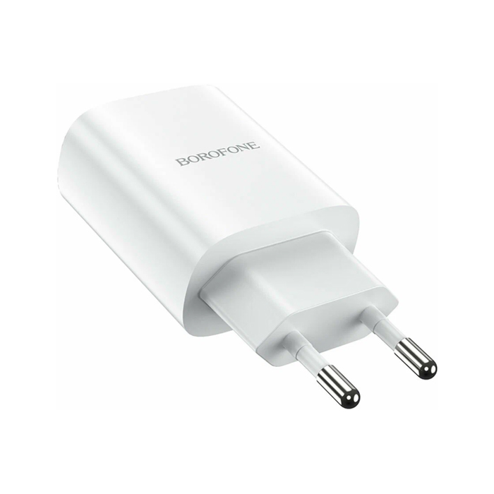 Сетевое зарядное устройство Borofone BN1 USB-A (2.1A), белое