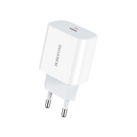 Сетевое зарядное устройство Borofone BA38A Plus USB-C PD20W, белое