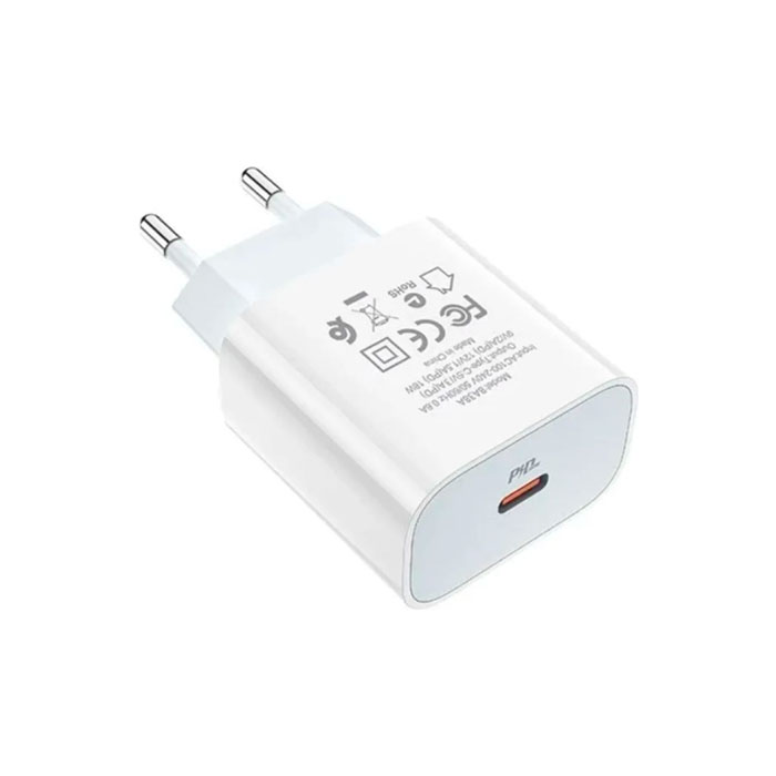 Сетевое зарядное устройство Borofone BA38A Plus USB-C PD20W, белое